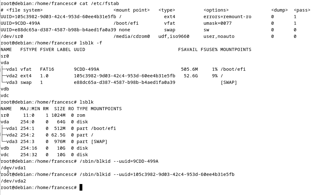 Exemple Debian 12 (UTM)